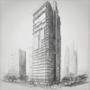High rise building papier IJM022 841mm 50m