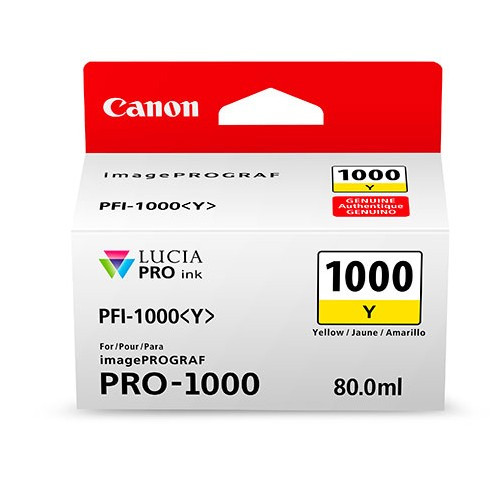 Tusz to ploterów Canon PFI-1000Y